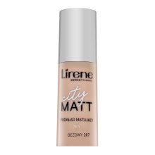 Lirene City Matt Fluid 207 Beige fluid make-up matt hatású 30 ml