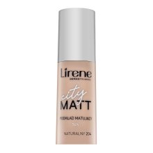 Lirene City Matt Mattifying Liquid Foundation 204 Natural fond de teint fluide met matterend effect 30 ml