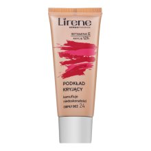 Lirene Vitamin E High-Coverage Liquid Foundation 24 Beige make-up fluid împotriva imperfecțiunilor pielii 30 ml