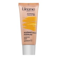 Lirene Brightening Fluid with Vitamin C 02 Natural maquillaje líquido para unificar el tono de la piel 30 ml