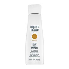 Marlies Möller Specialists Silver Shine Shampoo Voedende Shampoo voor platinablond en grijs haar 200 ml