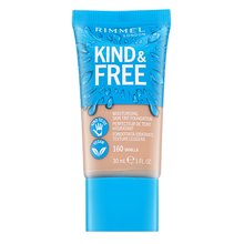 Rimmel London Kind & Free Moisturising Skin Tint Foundation 160 Flüssiges Make Up für eine einheitliche und aufgehellte Gesichtshaut 30 ml