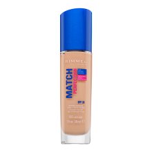 Rimmel London Match Perfection 24HR SPF20 Foundation 102 Light Nude Flüssiges Make Up für eine einheitliche und aufgehellte Gesichtshaut 30 ml