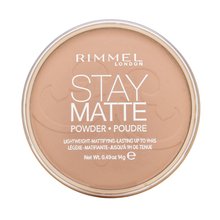 Rimmel London Stay Matte Long Lasting Pressed Powder cipria con un effetto opaco 005 Silky Beige 14 g