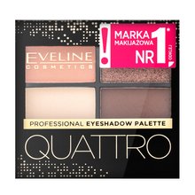 Eveline Quattro Professional Eyeshadow Palette 06 paletka očních stínů 3,2 g