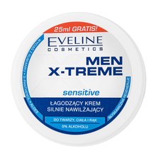 Eveline Men X-treme Sensitive Soothing Intensly Moisturising Cream Crema hidratante Para hombres 100 ml