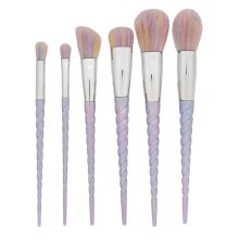 MIMO Makeup Brush Set Unicorn Pastel 6 Pcs set di pennelli