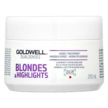 Goldwell Dualsenses Blondes & Highlights 60sec Treatment Mascarilla Para cabello rubio 200 ml