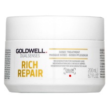 Goldwell Dualsenses Rich Repair 60sec Treatment maschera per capelli secchi e danneggiati 200 ml