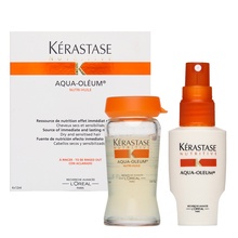 Kérastase Nutritive Aqua-Oléum Nutrition vlasová kúra pro suché a poškozené vlasy 4 x 12 ml