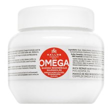 Kallos Omega Rich Repair Hair Mask maschera rinforzante per capelli fragili 275 ml