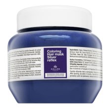 Kallos Silver Reflex Hair Mask Mascarilla neutralizante Para cabello rubio platino y gris 275 ml