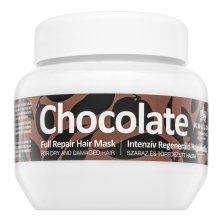 Kallos Chocolate Full Repair Hair Mask maschera rinforzante per capelli molto danneggiati 275 ml