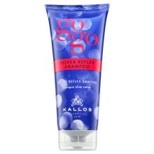 Kallos GoGo Silver Reflex Shampoo tónovací šampon pre platinovo blond a šedivé vlasy 200 ml
