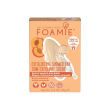 Foamie Twardy żel pod prysznic Exfoliating Shower Bar Apricot Seeds & Shea Butter 80 g