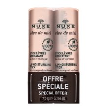 Nuxe Rêve De Miel bálsamo hidratante para labios Lip Moisturizing Stick 2 x 4 g