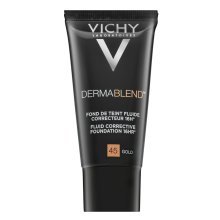 Vichy Dermablend Fluid Corrective Foundation 16HR fond de ten lichid împotriva imperfecțiunilor pielii 45 Gold 30 ml