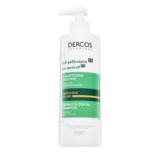 Vichy Dercos Anti-Dandruff Dry Hair Dermatological Shampoo Champú fortificante Anticaspa para cabellos secos y teñidos 390 ml