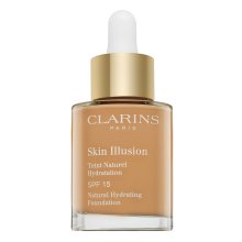 Clarins Skin Illusion Natural Hydrating Foundation течен фон дьо тен с овлажняващо действие 112 Amber 30 ml