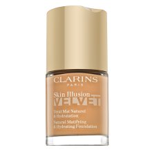 Clarins Skin Illusion Velvet Natural Matifying & Hydrating Foundation tekutý make-up s matujícím účinkem 110N Honey 30 ml