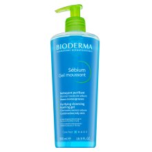 Bioderma Sébium Gel Moussant Purifying Cleanising Foaming tisztító gél normál / kombinált arcbőrre 500 ml