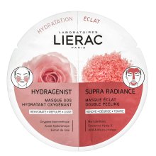 Lierac Hydragenist & Supra Radiance Duo Mask plátýnková maska pro sjednocenou a rozjasněnou pleť 2 x 6 ml