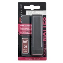 Maybelline Color Sensational Lipstick rúzs az ultra matt hatásért 05 Cruel Ruby