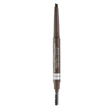 Rimmel London Brow This Way Fill & Sculpt Eyebrow Definer 002 Medium Brown ceruzka na obočie 2v1 0,25 g