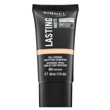 Rimmel London Lasting Matte Full Coverage Mattifying Foundation tekutý make-up s matujícím účinkem 085 30 ml