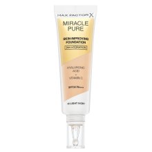 Max Factor Miracle Pure Skin maquillaje de larga duración con efecto hidratante 40 Light Ivory 30 ml