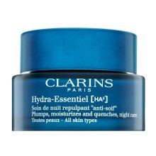 Clarins Hydra-Essentiel [HA²] нощен серум за лице Plumps Moisturizes and Quenches Night Care 50 ml