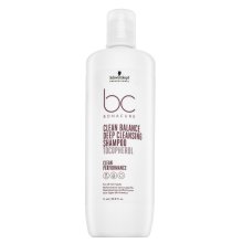 Schwarzkopf Professional BC Bonacure Clean Balance Deep Cleansing Shampoo Tocopherol Tiefenreinigungsshampoo für alle Haartypen 1000 ml