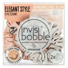 InvisiBobble Sprunchie Slim Bella Chrome Duo inel de păr