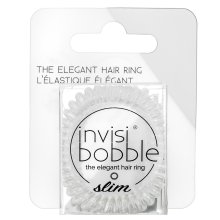 InvisiBobble Slim Crystal Clear 3 pcs inel de păr