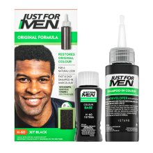 Just For Men Autostop Hair Colour shampoo colorante per uomini H60 Natural Jet Black 35 g