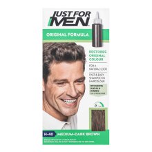 Just For Men Shampoo-in Haircolour gekleurde shampoo voor mannen H40 Medium Dark Brown 66 ml