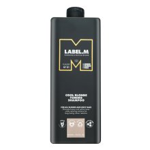Label.M Cool Blonde Toning Shampoo shampoo tonico per capelli biondo platino e grigi 1000 ml