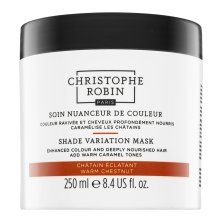 Christophe Robin Shade Variation Mask maska pro oživení světle a středně hnědých odstínů Warm Chestnut 250 ml