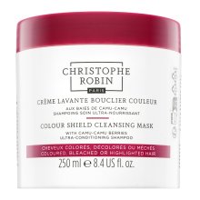 Christophe Robin Colour Shield Cleansing Mask maseczka oczyszczająca do włosów farbowanych i z pasemkami 250 ml