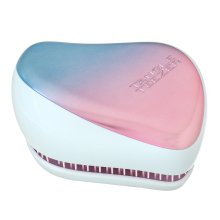 Tangle Teezer On-The-Go Detangling Hairbrush Pink & Blue Chrome haarborstel voor gemakkelijk ontwarren