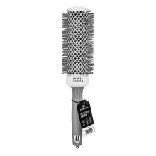 Olivia Garden Expert Blowout Speed Round Brush Wavy Bristles White & Grey 45 mm Cepillo para el cabello