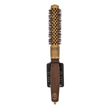 Olivia Garden Expert Blowout Shine Round Brush Wavy Bristles Gold & Brown 20 mm haarborstel