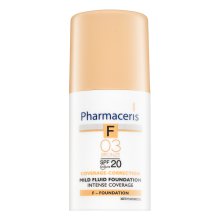 Pharmaceris F Capilar-Correction Fluid SPF20 Bronze zkrášlující fluid pro sjednocenou a rozjasněnou pleť 30 ml