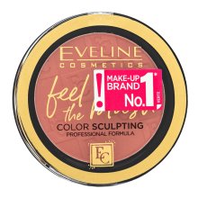 Eveline Feel The Blush Color Sculpting 03 Orchid blush in crema nella forma di bastoncino 5 g