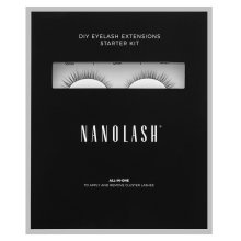 Nanolash DIY Eyelash Extensions Starter Kit zestaw do przedłużania rzęs w domu Innocent