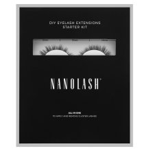 Nanolash DIY Eyelash Extensions Starter Kit zestaw do przedłużania rzęs w domu Heartbreaker