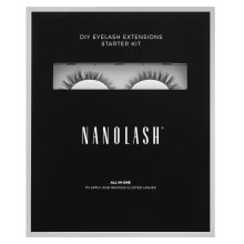 Nanolash DIY Eyelash Extensions Starter Kit készlet otthoni szempilla-hosszabbításhoz Charm