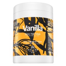 Kallos Vanilla Shine Hair Mask posilňujúca maska pre hebkosť a lesk vlasov 1000 ml