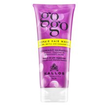 Kallos GoGo Repair Hair Mask pflegende Haarmaske für trockene, matte Haare 200 ml