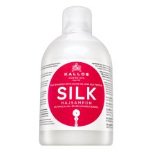 Kallos Silk Shampoo gladmakende shampoo voor weerbarstig haar 1000 ml